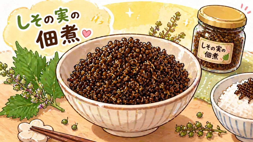 岡山郷土料理しその実の佃煮