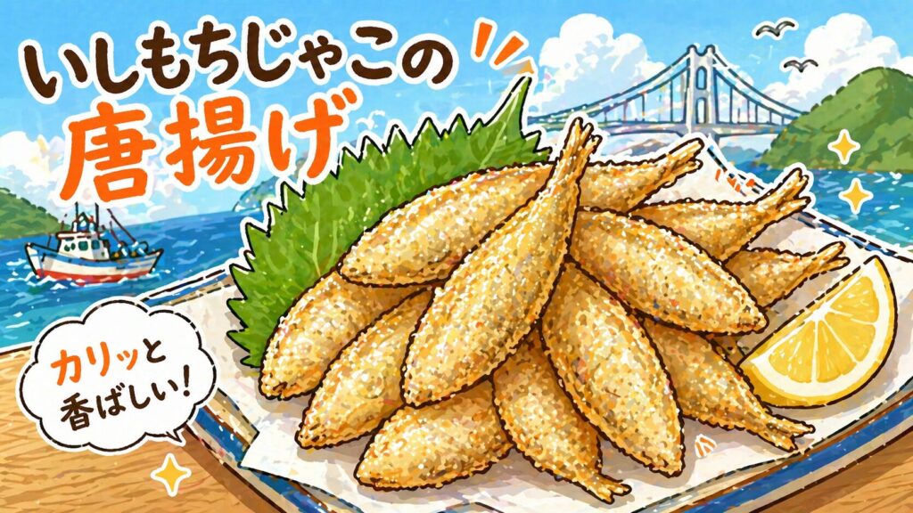 岡山県の郷土料理イシモチジャコ