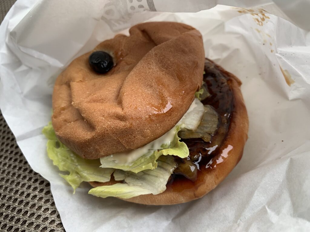 みまさか黒豆バーガー