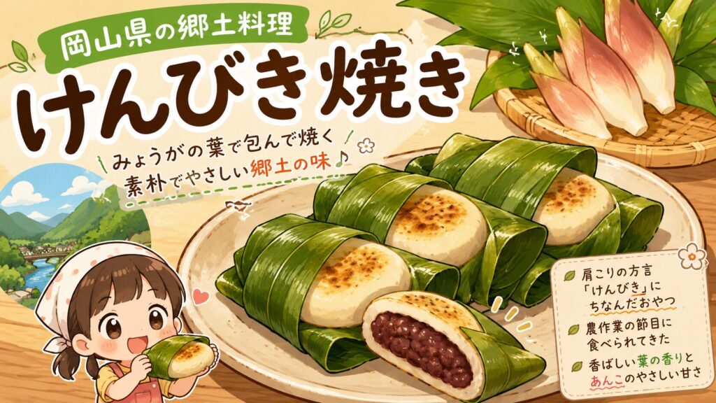 岡山県の郷土料理けんびき焼き