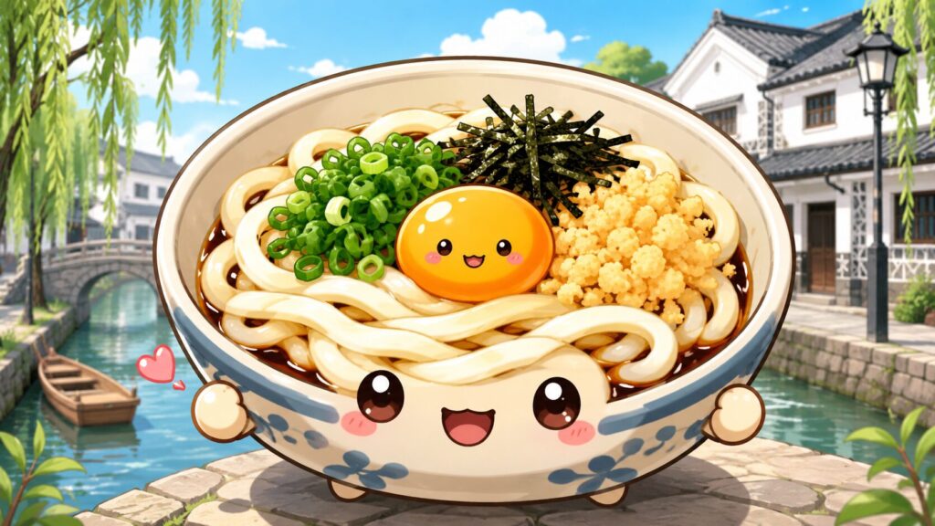 倉敷のご当地グルメぶっかけうどん