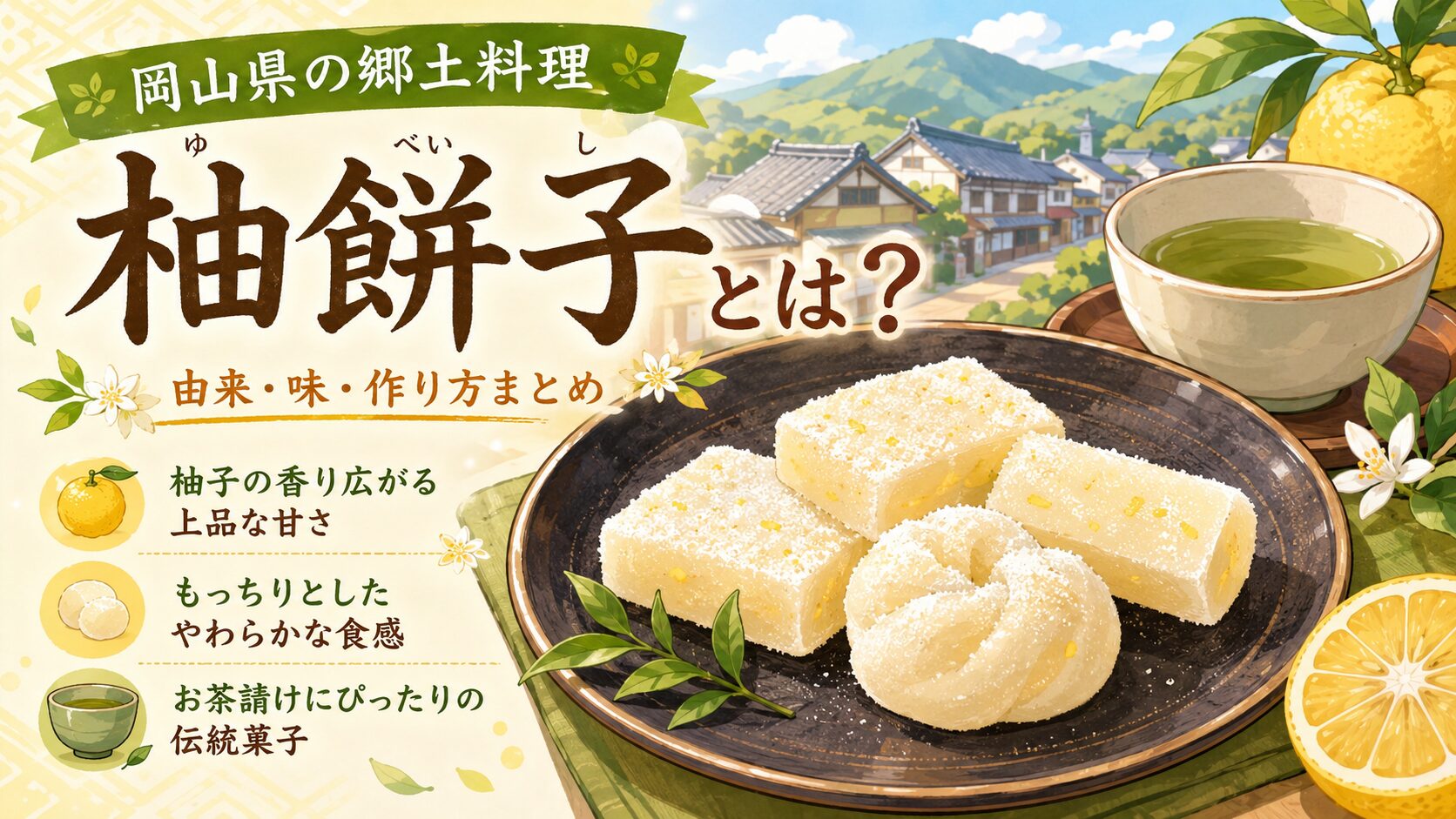 岡山県の郷土料理柚餅子