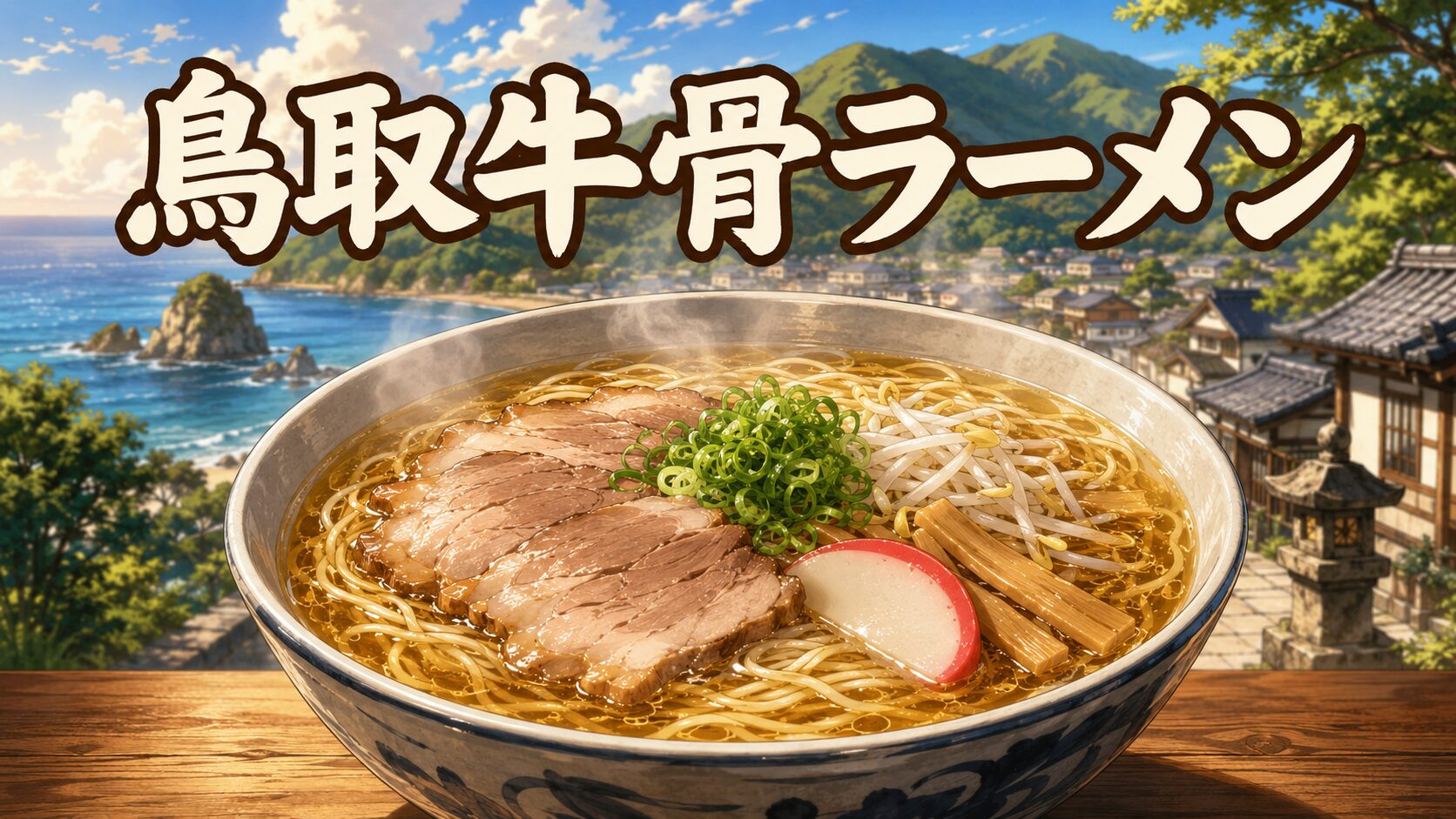 鳥取県のご当地グルメ牛骨ラーメン